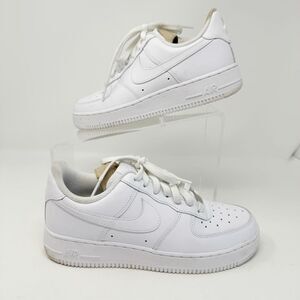 NIKE | All White Air Force 1 Sneakers 2007 Women’s Size 8 (Men’s 6.5)